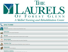 Tablet Screenshot of laurelsofforestglenn.com